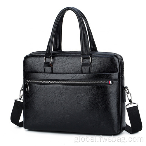 Man Business Briefcase OEM PU leather handbag/briefcase/laptop bag for men Manufactory